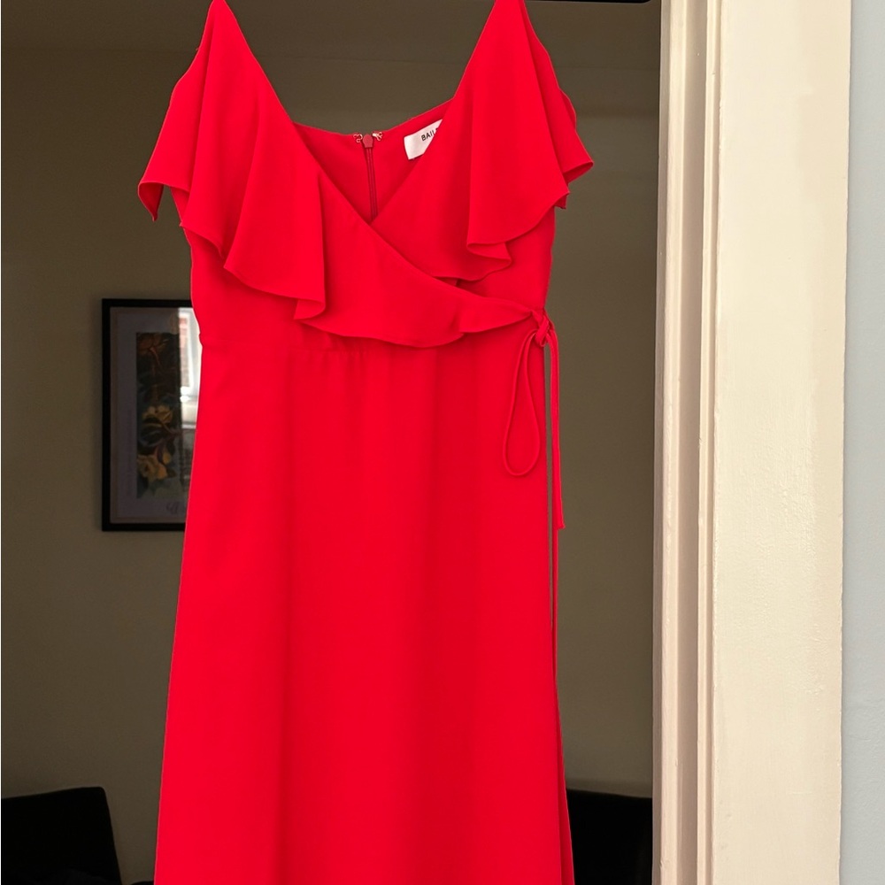 Bailey 44 Vibrant Red Strapless Dress